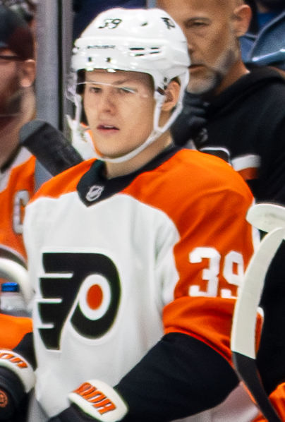 Flyers forward Matvei Michkov in Seattle, October 2024