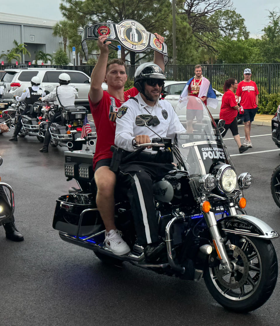 Matthew Tkachuk of the Florida Panthers in June 2024
