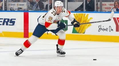 Cole Reinhardt in a Florida Panthers jersey during 2026 training camp